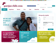Tablet Screenshot of parejas-chile.com